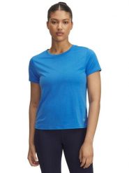 Under Armour Koszulka sportowa "Launch" w kolorze niebieskim rozmiar: S. Niebieskie t-shirty sportowe Under Armour, s, bez wzorów, z materiału, bez ramiączek, outdoorowe. Za 74.99 zł.