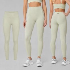 LEGGINSY DAMSKIE 4F TENINGOWE SZYBKOSCHNĄCE Z WYSOKIM STANEM KOLOR ZIELONY. Zielone legginsy 4f, bez wzorów, z materiału, długie. Za 110.71 zł.