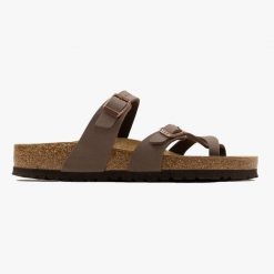Japonki damskie Birkenstock Mayari BF (71061). Brązowe japonki Birkenstock, bez wzorów, młodzieżowe. Za 399.99 zł.