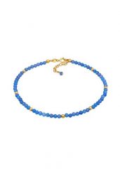 Elli Damska bransoletka na kostkę Summer Beach z agatem perły niebieskie w srebrze 925 Sterling Silver Bransoletki na nogę 1 ct Damski. Niebieskie bransoletki Elli, z agatem, srebrne. Za 333.99 zł.