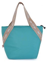 IRIS Torba termiczna "On the go" w kolorze turkusowym na lunch - 33,5 x 24 x 14 cm rozmiar: onesize. Niebieskie torby sportowe IRIS, bez wzorów, z materiału, na ramię. Za 74.99 zł.