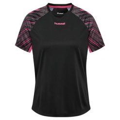 Damska koszulka treningowa Hummel Blaze Pro. Czarne t-shirty sportowe Hummel, l, bez wzorów, z materiału, bez ramiączek, na fitness i siłownię. Za 138.00 zł.