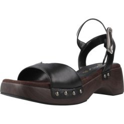 Sandały UNISA INCA GRA Czarny. Czarne sandały Unisa, bez wzorów, ze skóry, sportowe, bez obcasa, bez zapięcia. Za 354.99 zł.