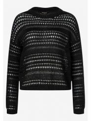 More & More Sweter w kolorze czarnym rozmiar: 34. Czarne swetry More & More, bez wzorów, z bawełny, bez ramiączek. Za 123.53 zł.