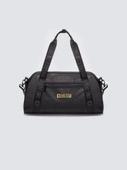 Torba sportowa czarna RR574014 906. Czarne torby sportowe BIG STAR, bez wzorów, na ramię. Za 189.99 zł.