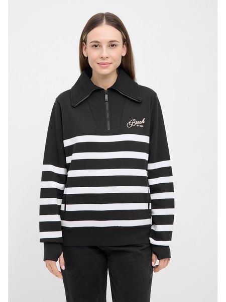 Bench Bluza "Foy" w kolorze czarno-białym rozmiar: 40. Białe bluzy Bench, bez wzorów, bez ramiączek, bez kaptura. Za 131.74 zł.