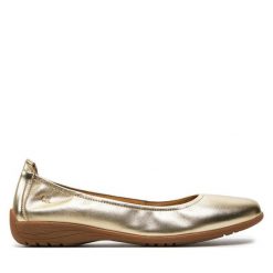 Baleriny Josef Seibel. Żółte baleriny Josef Seibel, bez wzorów, bez obcasa, bez zapięcia. Za 269.99 zł.