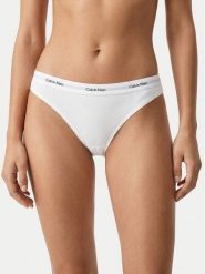 Calvin Klein Underwear Figi klasyczne LV00QD5358 Biały. Białe figi Calvin Klein Underwear, bez wzorów, z bawełny. Za 79.99 zł.
