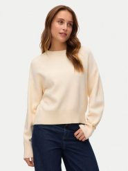 Vero Moda Sweter Gold Art 10332206 Beżowy Regular Fit. Brązowe swetry Vero Moda, xl, bez wzorów, z syntetyku, bez ramiączek. Za 179.99 zł.