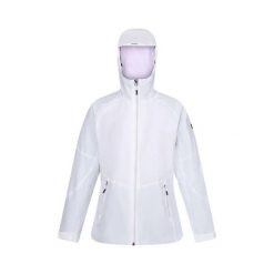 Kurtka przeciwdeszczowa damska Raddick II. Białe kurtki Regatta, bez wzorów, bez kaptura. Za 269.99 zł.