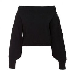 Bluza dresowa damska Ellesse Leonie Crop. Czarne bluzy Ellesse, s, bez wzorów, z bawełny, bez kaptura. Za 163.00 zł.