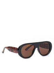 Aldo Okulary przeciwsłoneczne Harvvey 13935333 Brązowy. Brązowe okulary przeciwsłoneczne Aldo, bez wzorów, plastikowe. Za 79.99 zł.