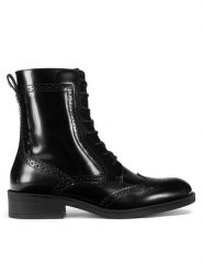 Gino Rossi Botki PIA-116099 Czarny. Czarne botki Gino Rossi, bez wzorów, bez obcasa, na płaskiej podeszwie, bez zapięcia. Za 219.99 zł.