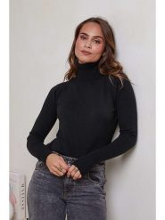 Soft Cashmere Golf w kolorze czarnym rozmiar: 34/36. Czarne swetry Soft Cashmere, bez wzorów, z kaszmiru, klasyczne, bez ramiączek. Za 115.77 zł.
