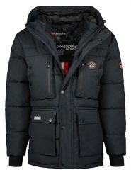 Geographical Norway Kurtka zimowa "Albert" w kolorze granatowym rozmiar: S. Niebieskie kurtki Geographical Norway, na zimę, s, bez wzorów, z puchu, bez kaptura. Za 380.16 zł.