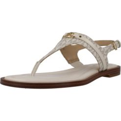 Sandały MICHAEL KORS MANDY THONG Biały. Białe sandały Michael Kors Access, bez wzorów, ze skóry, sportowe, bez obcasa, bez zapięcia. Za 480.99 zł.