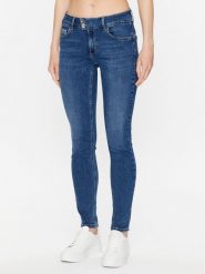 Liu Jo Jeansy UF3122 D4448 Niebieski Skinny Fit. Niebieskie jeansy Liu Jo, bez wzorów, z bawełny. Za 469.99 zł.