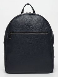 Victor & Hugo Paris Skórzany plecak "Mini Lou" w kolorze granatowym - 20 x 28 x 10 cm rozmiar: onesize. Niebieskie plecaki Victor & Hugo Paris, bez wzorów, z materiału, na ramię, bez dodatków. Za 452.45 zł.