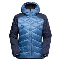 Damska kurtka z kapturem La Sportiva Bivouac. Niebieskie kurtki La Sportiva, s, bez wzorów, z materiału, z kapturem. Za 1,080.50 zł.