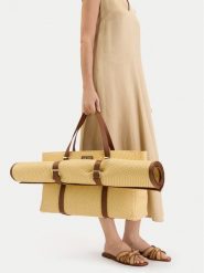 Nine West Torebka EO-Houston Kiss-BW-B16929 Beżowy. Brązowe torebki klasyczne Nine West, bez wzorów, z syntetyku, bez dodatków. Za 299.99 zł.