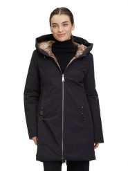 Betty Barclay Płaszcz zimowy w kolorze czarno-oliwkowym rozmiar: 46. Brązowe płaszcze Betty Barclay, na zimę, bez wzorów, z puchu, bez kaptura. Za 347.99 zł.