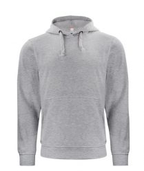 Clique Basic Hoody bluza z kapturem unisex szary melanż – grey melange. Szare bluzy CLIQUE, l, bez wzorów, z bawełny, bez ramiączek, z kapturem. Za 166.63 zł.
