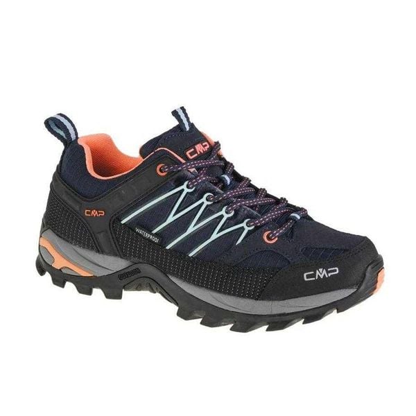 Damskie Skórzane Buty Turystyczne Rigel Low. Brązowe buty trekkingowe CMP, z materiału, bez zapięcia. Za 587.99 zł.