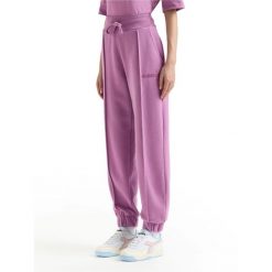 Spodnie dresowe damskie DIADORA L. PANT ATHL. LOGO. Fioletowe spodnie dresowe Diadora, bez wzorów, z dresówki. Za 139.99 zł.