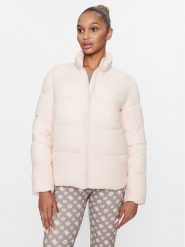 Guess Kurtka puchowa V3BL13 WFUD0 Różowy Regular Fit. Czerwone kurtki Guess, na zimę, l, z aplikacjami, z puchu, bez kaptura. Za 369.99 zł.