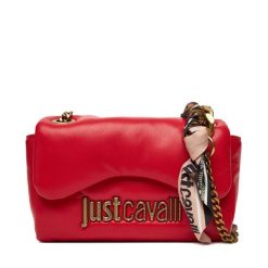 Torebka Just Cavalli. Czerwone torebki klasyczne Just Cavalli, bez wzorów, klasyczne, bez dodatków. Za 609.99 zł.