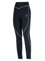 LA SPORTIVA Legginsy funkcyjne "Instant" w kolorze czarno-turkusowym rozmiar: S. Czarne legginsy La Sportiva, s, bez wzorów, outdoorowe. Za 219.08 zł.