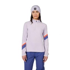 Damski polar 1/2 zip Rossignol Strawpile. Fioletowe bluzy z polaru Rossignol, na zimę, bez wzorów, z polaru, narciarskie. Za 411.00 zł.
