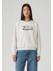 Levi's Sweter w kolorze jasnoszarym rozmiar: L. Szare swetry Levi's, l, bez wzorów, z bawełny, bez ramiączek. Za 117.45 zł.