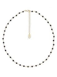 U.S. Polo Assn. Pozłacany naszyjnik z agatami - dł. 36,5 cm rozmiar: onesize. Czarne naszyjniki U.S. Polo Assn., z materiału, z agatem, metalowe. Za 86.99 zł.