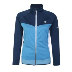 Bluza turystyczna damska Elation II szybkoschnąca. Niebieskie bluzy bez kaptura Dare 2b, bez wzorów, z polaru, bez kaptura, trekkingowe. W wyprzedaży za 219.95 zł.
