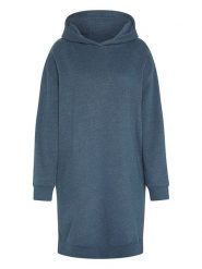 Polo Sylt Sukienka dresowa w kolorze granatowym rozmiar: XXL. Niebieskie sukienki Polo Sylt, na co dzień, xxl, bez wzorów, z dresówki, bez kołnierzyka, bez ramiączek, midi, proste. Za 99.80 zł.