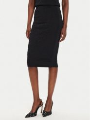 Pinko Spódnica midi Gonna 103973 A21T Czarny Slim Fit. Czarne spódnice Pinko, s, bez wzorów, z syntetyku, midi. Za 1,099.00 zł.
