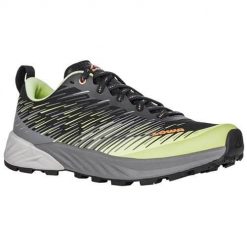 Buty trekkingowe damskie Lowa Amplux. Szare trekkingi Lowa, bez wzorów, z materiału, bez zapięcia, trekkingowe. Za 755.65 zł.