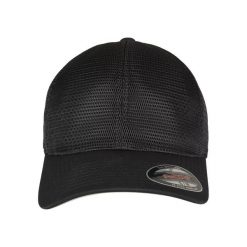 Czapka Z Daszkiem 360 Omnimesh. Brązowe czapki z daszkiem FLEXFIT, bez wzorów. Za 89.99 zł.