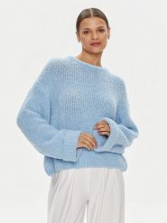 American Vintage Sweter Zolly ZOL18AE24 Niebieski Regular Fit. Niebieskie swetry American Vintage, l, bez wzorów, z syntetyku, vintage, bez ramiączek. Za 689.99 zł.