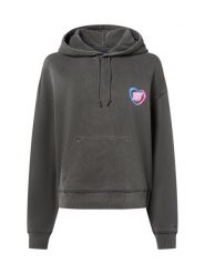 Tommy Jeans sweter z kapturem Kobiety Bawełna szary, S. Szare swetry Tommy Jeans, s, bez wzorów, z bawełny, retro, bez ramiączek. Za 279.95 zł.