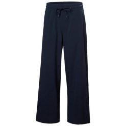 Spodnie damskie Helly Hansen Thalia Wide. Niebieskie spodnie dresowe Helly Hansen, bez wzorów, długie. Za 357.50 zł.