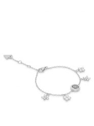 Guess Bransoletka JUBB06 033JW Srebrny. Szare bransoletki Guess, metalowe. Za 252.99 zł.