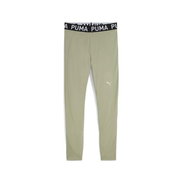 Damskie legginsy PUMA STRONG PUMA. Zielone legginsy Puma, bez wzorów, sportowe. Za 229.00 zł.