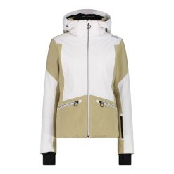 Kurtka damska narciarska CMP 34W4426. Białe kurtki narciarskie CMP, na zimę, m, bez wzorów, bez kaptura, narciarskie. Za 1,137.40 zł.