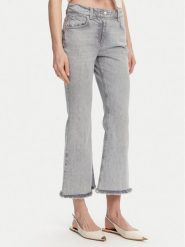 Marella Jeansy Fcrop 2513181114 Szary Flare Fit. Szare jeansy Marella, bez wzorów, z bawełny. Za 839.99 zł.