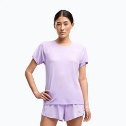 Koszulka do biegania Puma RUN VELOCITY damska. Fioletowe t-shirty sportowe Puma, l, bez wzorów, ze skóry, bez ramiączek, do biegania. Za 99.99 zł.