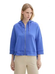 Tom Tailor Bluza w kolorze niebieskim rozmiar: XL. Niebieskie bluzy Tom Tailor, xl, bez wzorów, bez ramiączek, bez kaptura. Za 105.88 zł.