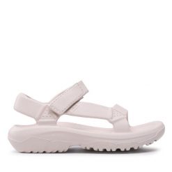Sandały Teva. Brązowe sandały Teva, bez wzorów, sportowe, bez obcasa, bez zapięcia. Za 229.99 zł.
