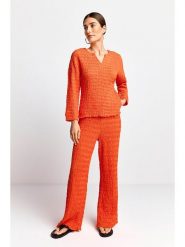 Rich & Royal Bluzka w kolorze pomarańczowym rozmiar: XS. Pomarańczowe bluzki Rich & Royal, xs, bez wzorów, z bawełny, bez kołnierzyka, bez ramiączek. Za 105.63 zł.